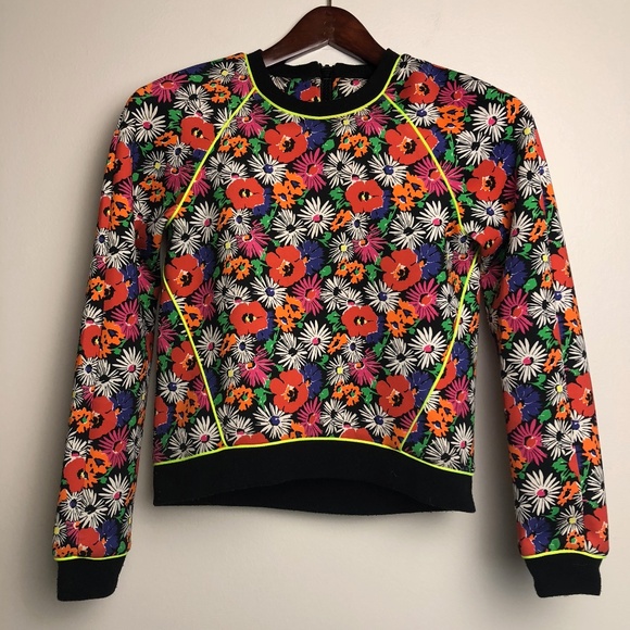 Veronica Beard Tops - Veronica Beard Floral Scuba Top